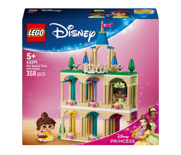 LEGO DISNEY 43291 Mała Bella i Tiana z zamkiem - 1473483 - zdjęcie